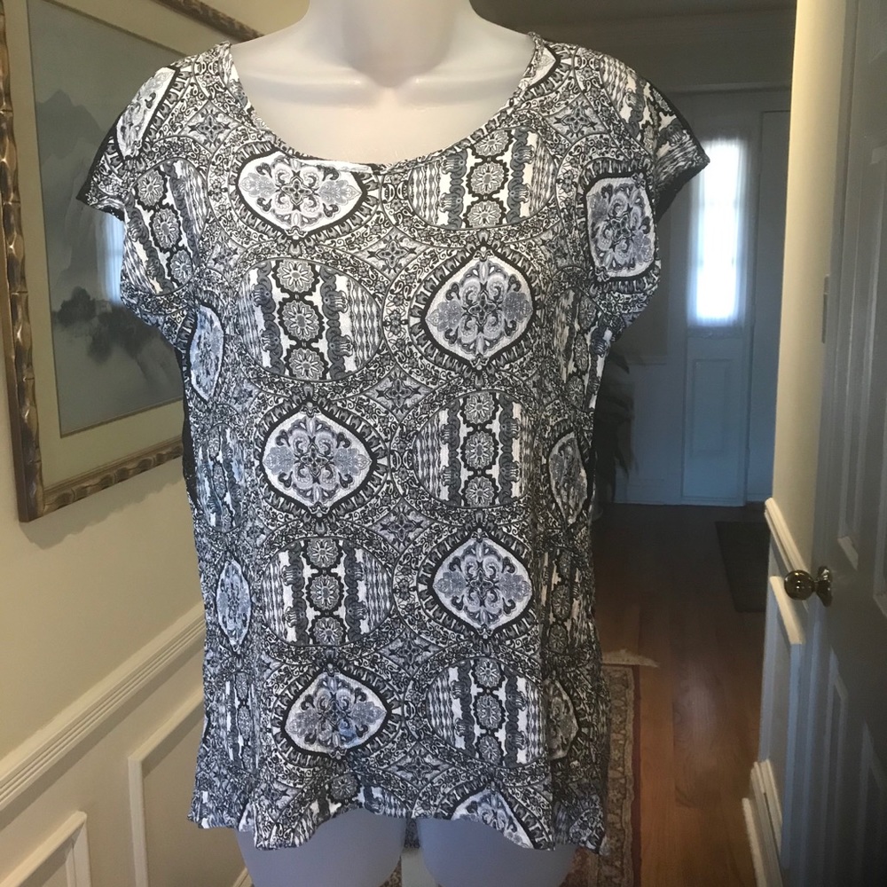 Soul Cake - Lady black/white tunic, Size: Small